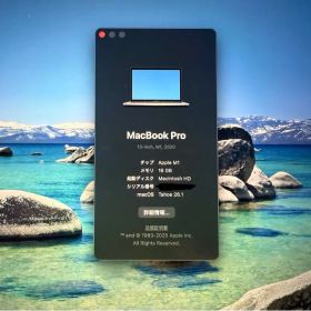 【美品】MacBook Pro M1 (16GB/1TB) スペースグレイ