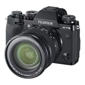 【中古】 富士フイルム(FUJIFILM) ミラーレス一眼カメラ X-T3 XF16-80mmレンズキット ブラック X-T3LK-1680-B