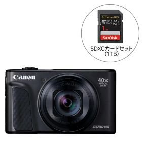【セット商品】Canon キヤノン デジタルカメラ PowerShot SX740 HS ＋ SanDisk Extreme PRO UHS-II V60 1TB SDSDXEP-1T00-GHJIN【おひとり様1台限り】 ※2025年1月下旬発送予定