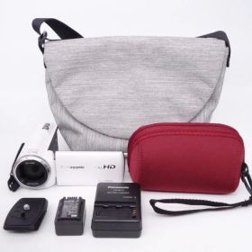 【極上品】Panasonic パナソニック HDビデオカメラ 32GB 高倍率90倍ズーム ホワイト HC-V480MS-W [S12040A]