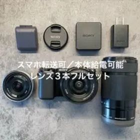 【スマホ転送・本体給電可能モデル】SONY NEX-5T レンズ3本セット
