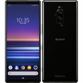 【中古】【安心保証】 Xperia 1 802SO[64GB] SoftBank ブラック