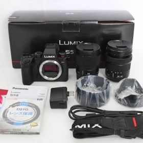 【ポイント2倍！お買い物マラソン】【美品】パナソニック LUMIX DC-S5M2W ダブルレンズキット フルサイズミラーレス一眼カメラ Panasonic 本体 【中古】