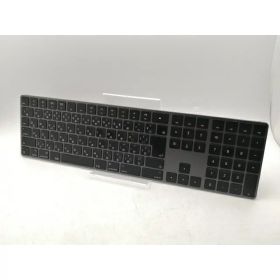 【中古】Apple Magic Keyboard（2018/テンキー付き/A1843） - 日本語（JIS） スペースグレイ MRMH2J/A【千葉】保証期間1週間