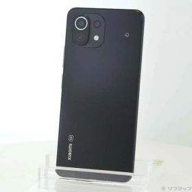 【中古】Xiaomi(シャオミ) Mi 11 Lite 5G 128GB トリュフブラック Mi11Lite5G SIMフリー 【297-ud】