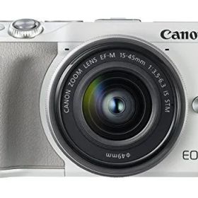 【中古】Canon ミラーレス一眼カメラ EOS M3 レンズキット(ホワイト) EF-M15-45mm F3.5-6.3 IS STM 付属 EOSM3WH-1545ISSTMLK