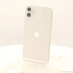 〔中古品〕 iPhone11 64GB ホワイト MWLU2J／A SIMフリー【269】