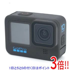 【1日と5.0のつく日、18日はポイント3倍！】【中古】GoPro ウェアラブルカメラ HERO10 BLACK CHDHX-101-FW