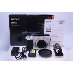 ソニー(SONY)の【1,103回 極美品】SONY α6400 ボディ ミラーレス一眼カメラ(ミラーレス一眼)
