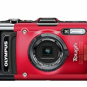 【中古】OLYMPUS デジタルカメラ STYLUS TG-3 Tough レッド 1600万画素CMOS F2.0 15m防水 100kgf耐荷重 GPS+電子コンパス&内蔵Wi-Fi TG-3 RED