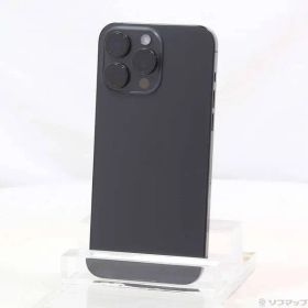 ソフマップ 〔中古品〕 iPhone15 Pro Max 512GB ブラックチタニウム MU6U3J／A SIMフリー【377】