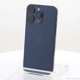 ソフマップ 〔中古品〕 iPhone15 Pro Max 512GB ブルーチタニウム MU6X3J／A SIMフリー【344】