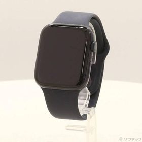 〔中古〕Apple(アップル) Apple Watch SE 第2世代 GPS 44mm ミッドナイトアルミニウムケース ミッドナイトスポーツバンド〔344-ud〕