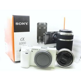 ソニー SONY ミラーレス一眼 α6000 ILCE-6000Y ダブルズームレンズキット