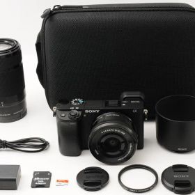 【美品】 SONY α6400 ダブルレンズキット 《ショット数 1650回》