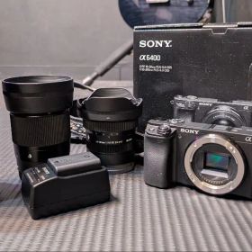 SONY α6400 ミラーレスカメラ 本体とレンズ3本
