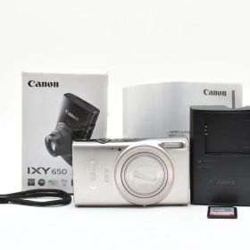 超美品 Canon IXY 650 コンパクトデジタルカメラ シルバー キヤノン