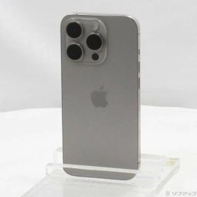 ソフマップ 〔中古品〕 iPhone15 Pro 128GB ナチュラルチタニウム MTU93J／A SIMフリー【269】