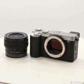 【中古】SONY(ソニー) α7C ズームレンズキット シルバー ILCE-7CL S 【368-ud】