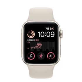 Apple 【第2世代】Apple Watch SE 40mm GPSモデル MNJP3J/A A2722【スターライトアルミニウムケース/スターライトスポーツバンド】 [中古] 【当社3ヶ月間保証】 イオシス