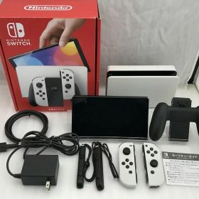 【全品ポイント10倍！要エントリー】ニンテンドウ 任天堂 Nintendo Switch 有機ELモデル Joy-Con(L/R)ホワイト HEG-S-KAAAA 【中古】