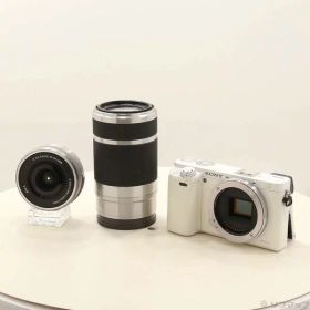 【中古】SONY(ソニー) α6000 ダブルズームレンズキット W ILCE-6000Y ホワイト 【262-ud】