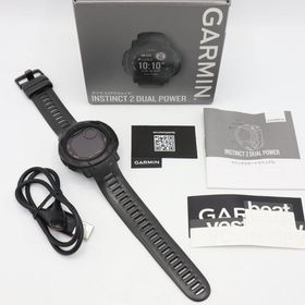 【ボーナスストア+5％】GARMIN Instinct 2 Dual Power Graphite 010-02627-40 スマートウォッチ ガーミン インスティンクト 本体
