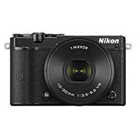 【中古】【非常に良い】Nikon ミラーレス一眼 Nikon1 J5 標準パワーズームレンズキット ブラック J5HPLKBK qqffhab