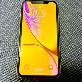 美品 iPhone xr 128GB イエロー 本体 SIMロック解除済み