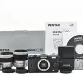 超美品 ペンタックス Q10 ミラーレスデジタルカメラ ブラック Pentax