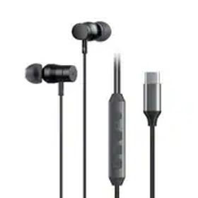 ハイユニット Hi-Unit USB Type-Cイヤホン アクティブノイズキャンセリング/リモコンマイク搭載 HSE-A2000NC-BK