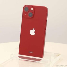 〔中古〕Apple(アップル) iPhone13 mini 128GB プロダクトレッド MLJG3J／A SIMフリー 〔ネットワーク利用制限▲〕〔247-ud〕