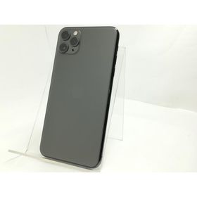 【中古】Apple au 【SIMロック解除済み】 iPhone 11 Pro Max 256GB スペースグレイ MWHJ2J/A【日本橋3】保証期間１週間【ランクC】