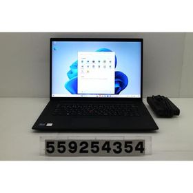 ノートパソコン Lenovo ThinkPad P1 Gen4 Xeon W-11855M 3.2GHz/32GB/512GB/WQUXGA タッチパネル/Win11/NVIDIA RTX A2000 Laptop GPU
