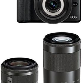 【中古】Canon ミラーレス一眼カメラ EOS M3(ブラック)・クリエイティブマクロ トリプルレンズキット EOSM3BK-CMTLK