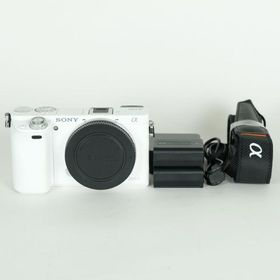 [美品 | シャッター数23,280回｜バッテリー2個付] SONY α6000（ILCE-6000） [ボディ ホワイト] | SONY Eマウント