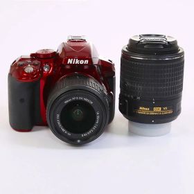 【中古】(ニコン) Nikon ニコン D5300 ダブルズームキツト2 レツド