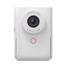 【長期5年保証付】CANON(キヤノン) PowerShot V10 WH ホワイト ポケットサイズ Vlogカメラ