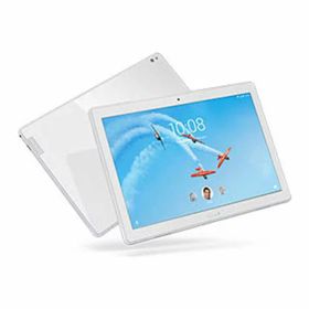 【中古】【安心保証】 Lenovo Tab P10 ZA450140JP[64GB] SIMフリー スパークリングホワイト