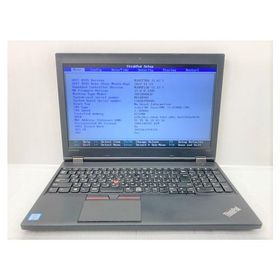 中古 ノートパソコン Lenovo ThinkPad L560 20F1000AJP Corei5-6200U/8GB-MEM/DVDマルチ/15.6インチ/OS無し/難あり品※内蔵ストレージ欠品
