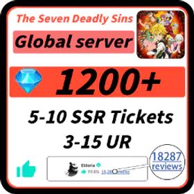 【海外]1200+ ダイヤモンド✅5-10 SSR チケット