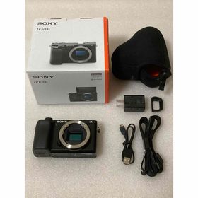 ソニー(SONY)の【美品】SONY α6100 ILCE-6100 ミラーレス一眼カメラ ボディ(ミラーレス一眼)