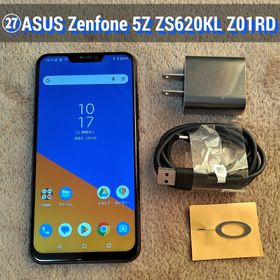 ゼンフォン(ZenFone)の㉗ASUS ZenFone 5Z ZS620KL 国内版 バッテリー新品(スマートフォン本体)