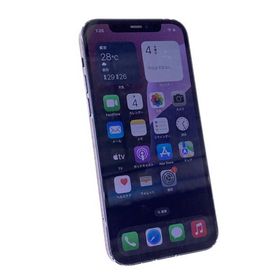中古 Apple iPhone12 64GB ブラック MGHN3J／A SIMフリー