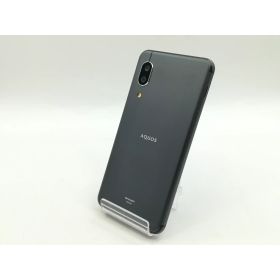 【中古】SHARP au 【SIMロック解除済み】 AQUOS sense3 ブラック 4GB 64GB SHV45【柏】保証期間1週間【ランクB】