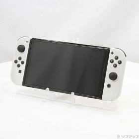 【中古】Nintendo(任天堂) Nintendo Switch 有機ELモデル Joy-Con(L)／(R) ホワイト 【295-ud】
