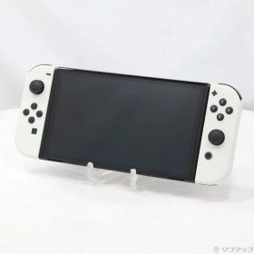 【中古】Nintendo(任天堂) Nintendo Switch 有機ELモデル Joy-Con(L)／(R) ホワイト 【276-ud】