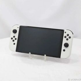 【中古】Nintendo(任天堂) Nintendo Switch 有機ELモデル Joy-Con(L)／(R) ホワイト 【295-ud】