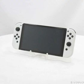 【中古】Nintendo(任天堂) Nintendo Switch 有機ELモデル Joy-Con(L)／(R) ホワイト 【276-ud】