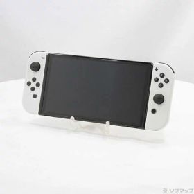 【中古】Nintendo(任天堂) Nintendo Switch 有機ELモデル Joy-Con(L)／(R) ホワイト 【276-ud】